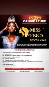 Casting Miss Africa France