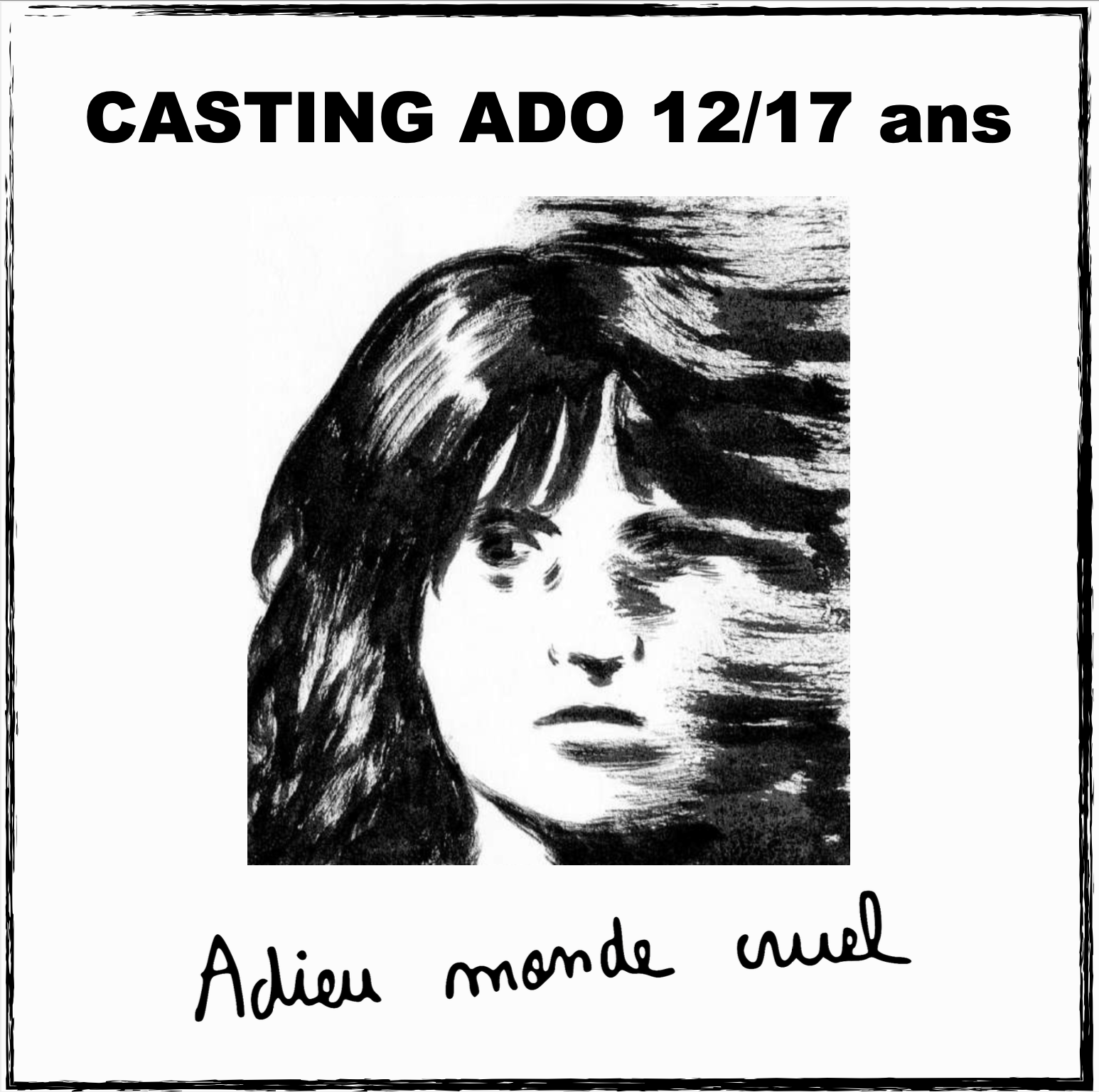 Casting adolescents à Lisieux pour les rôles principaux et secondaires du film Adieu monde cruel de Félix De Grivy