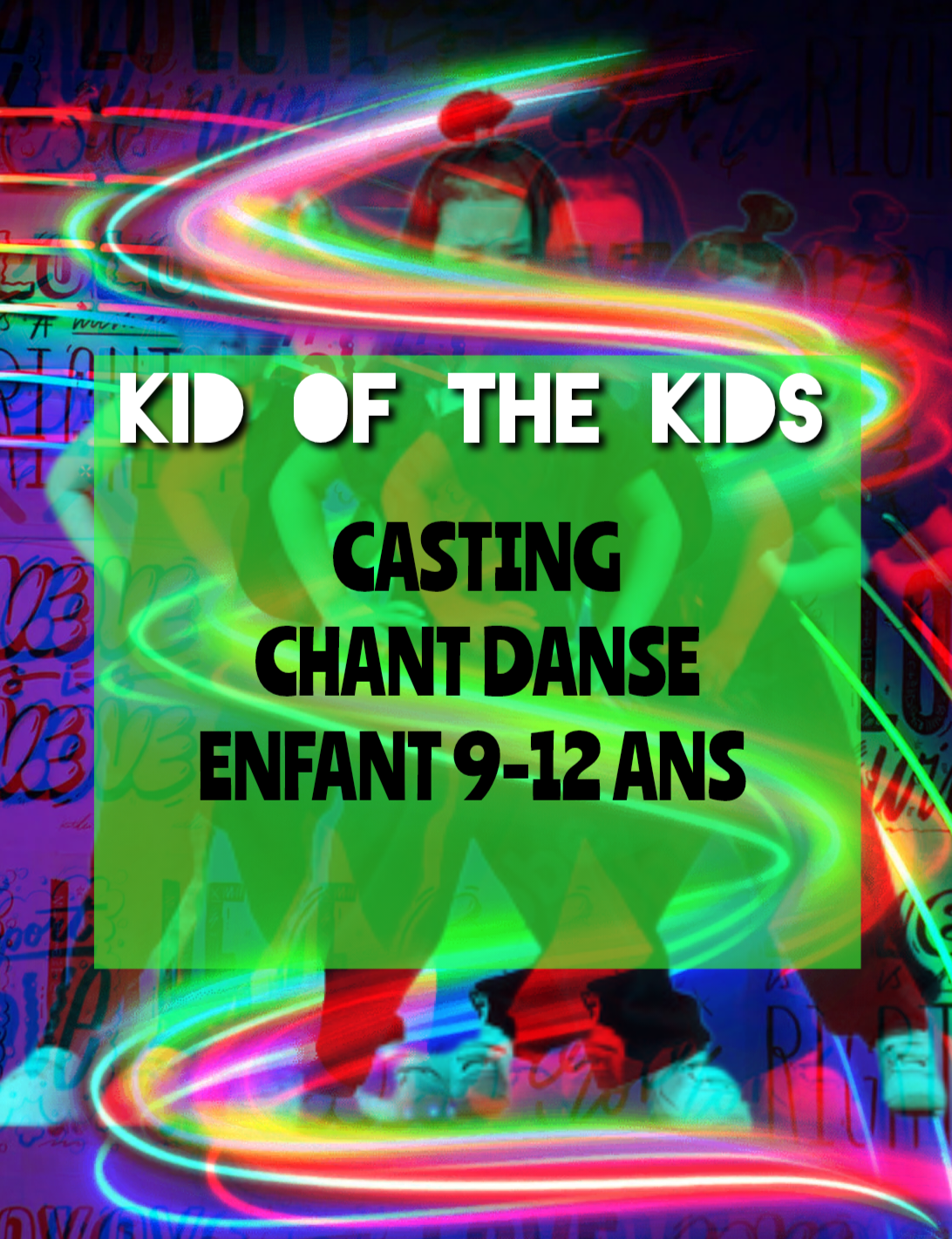 Casting enfants de 9 à 12 en Auvergne Rhônes Alpes chanteurs et/ou danseurs pour former un groupe