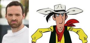 Alban Lenoir joue lucky luke dans la série pour France Television et Disney