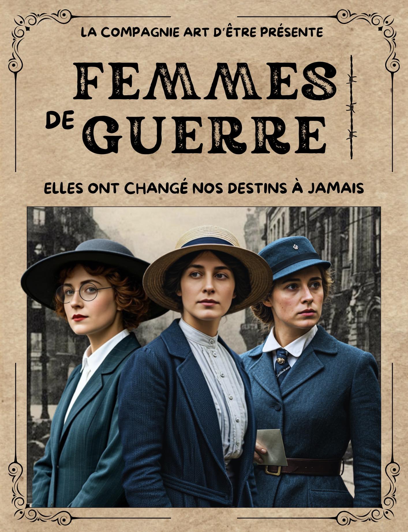 Casting comédiens, chanteurs, danseurs dans le Nord pour la comédie musicale femmes de guerre