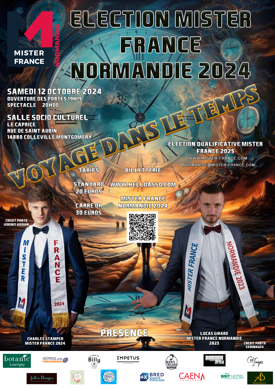 Élection Mister France Normandie 2024 à Colleville Montgomery