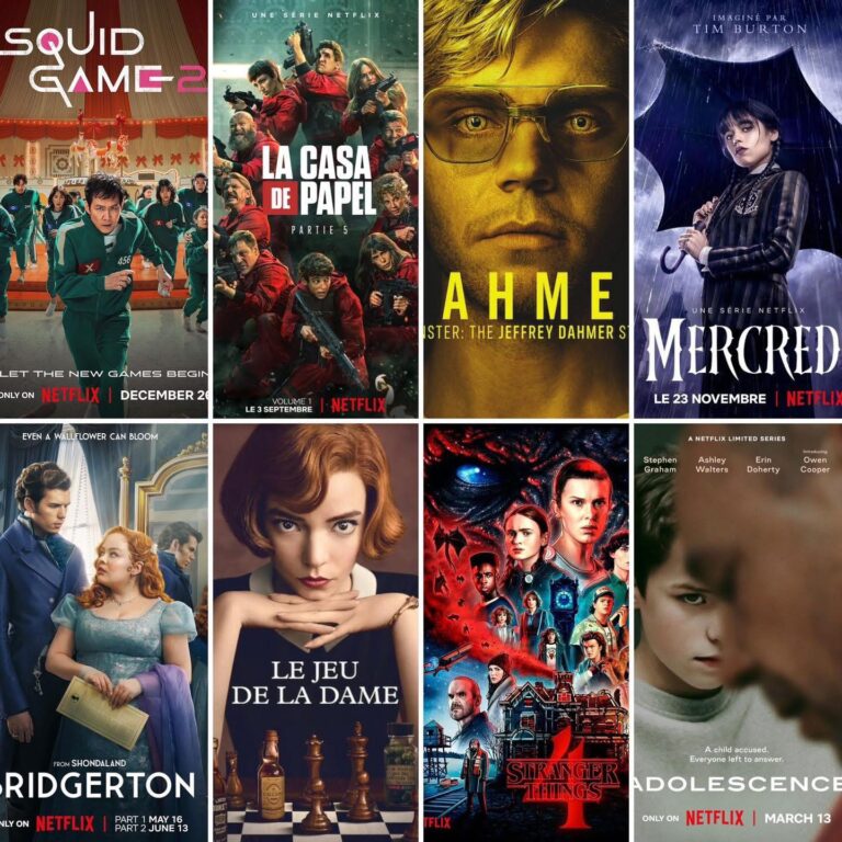 Les 10 séries Netflix les plus regardées sur la plateforme