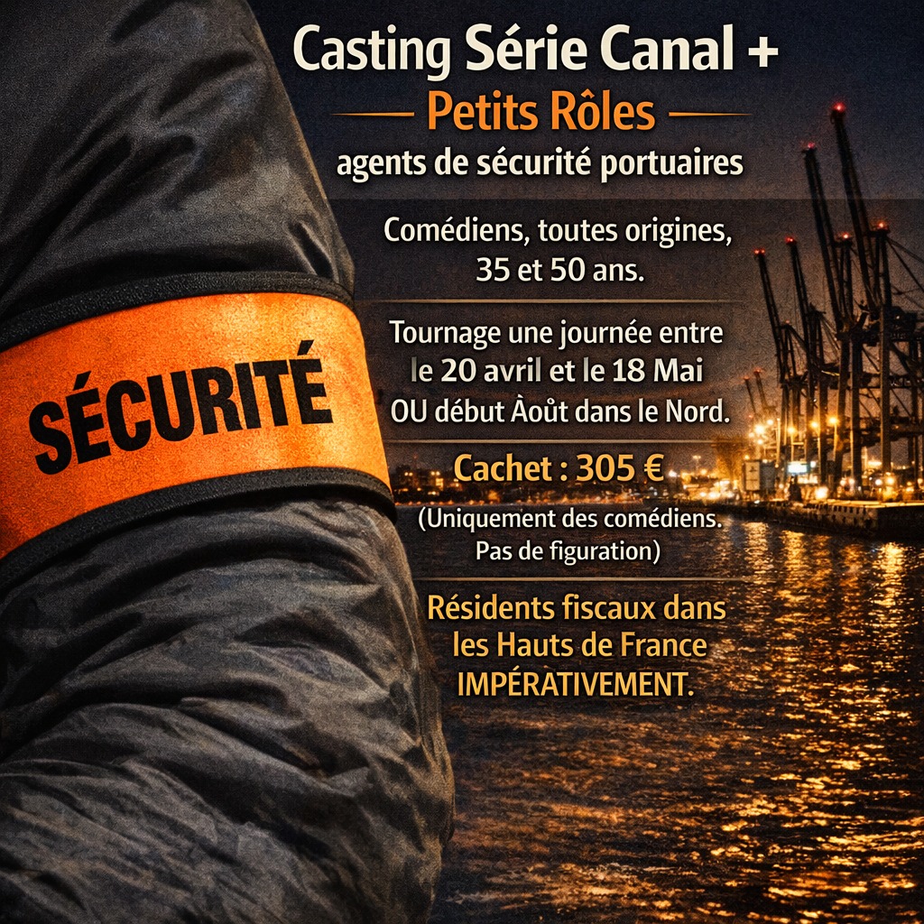 Casting comédiens dans les Hauts de France pour des petits rôles dans la saison 4 de la série Baron Noir