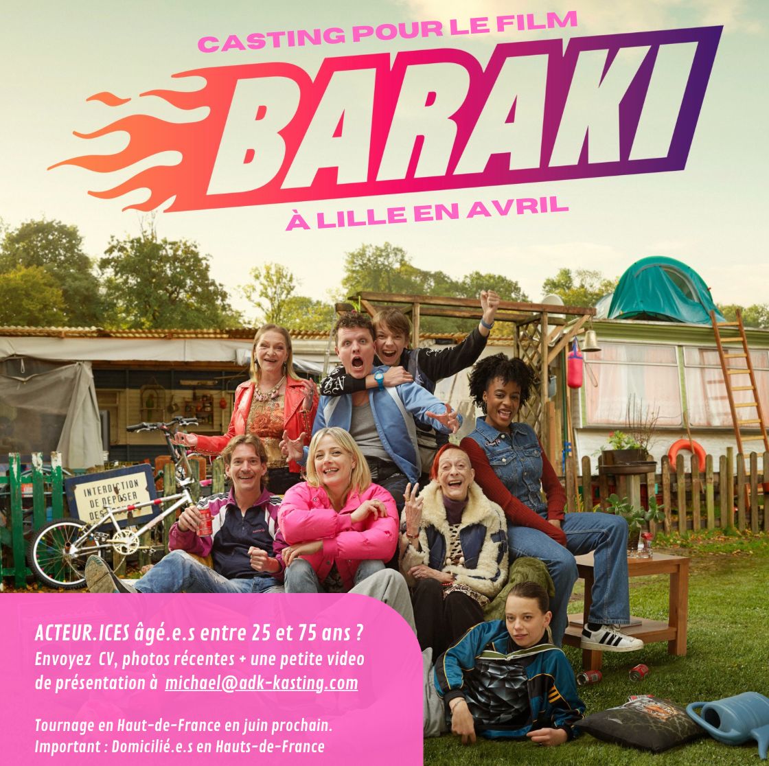 Casting film Baraki : comédiens recherchés en Hauts-de-France pour l’adaptation cinéma de la série belge