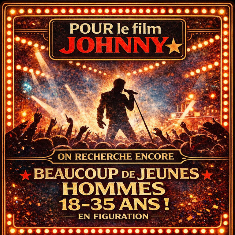 Casting film biopic johnny 18 à 35 ans