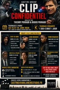 Casting comédiens pour un clip de Thierry et Didier Poiraud