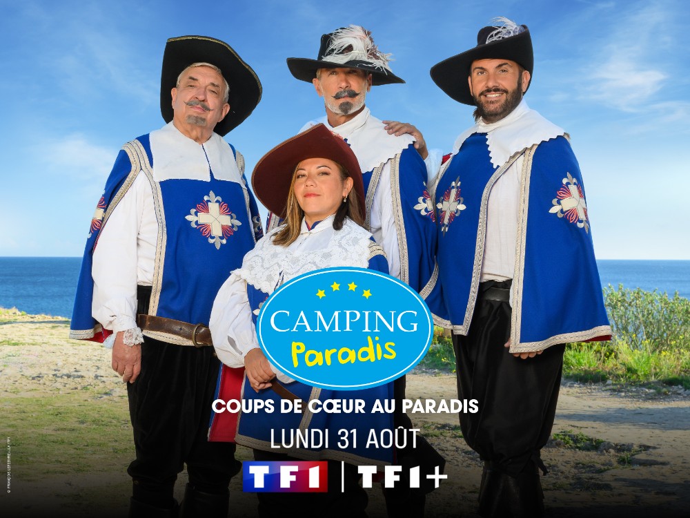 Acteurs à la distribution de l'épisode Coups de coeur au paradis de la série Camping Paradis sur TF1