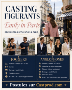 Casting figurants pour Emily in Paris sur Netflix