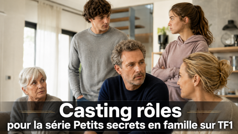 Casting rôles pour la série Petits secrets en famille sur TF1