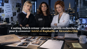 Casting Match retour : plusieurs profils recherchés pour le crossover Astrid et Raphaëlle et Alexandra Ehle