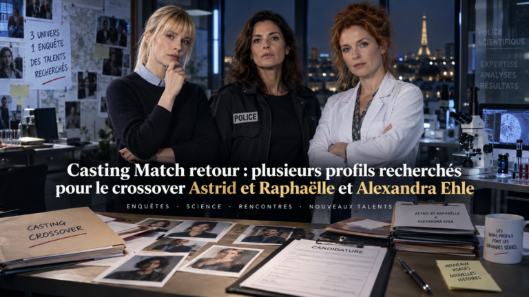 Casting Match retour : plusieurs profils recherchés pour le crossover Astrid et Raphaëlle et Alexandra Ehle