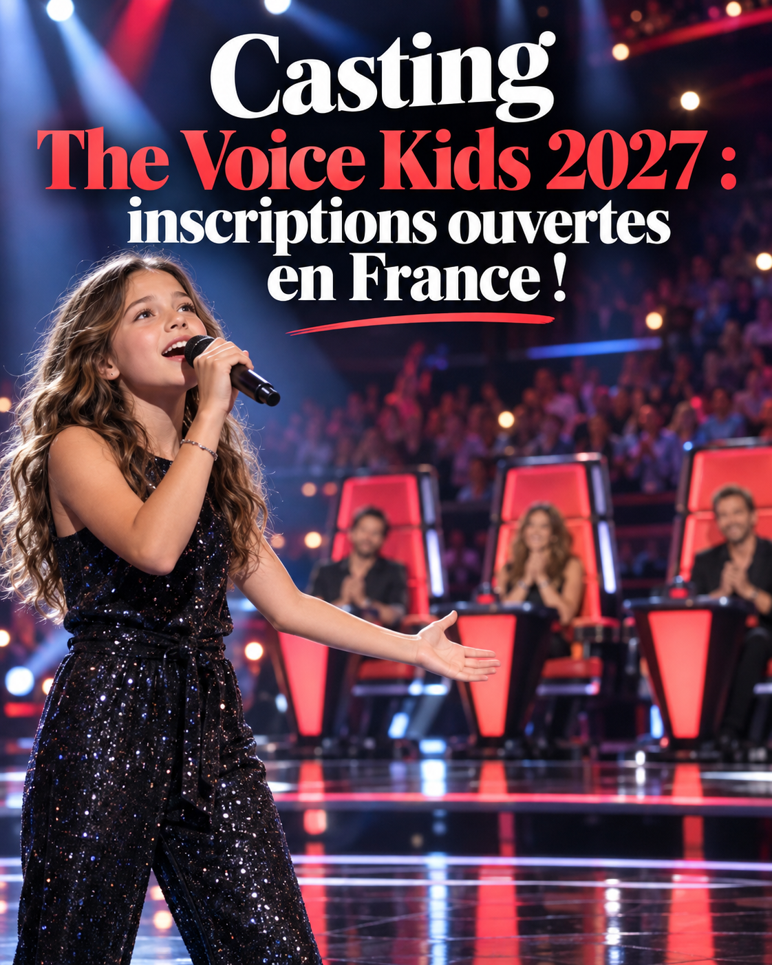 Casting The Voice Kids 2027 : inscriptions ouvertes sur toute la France
