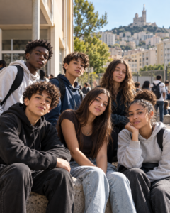 Casting collégiens à Marseille pour le film M. Annour de Claire Fontecave