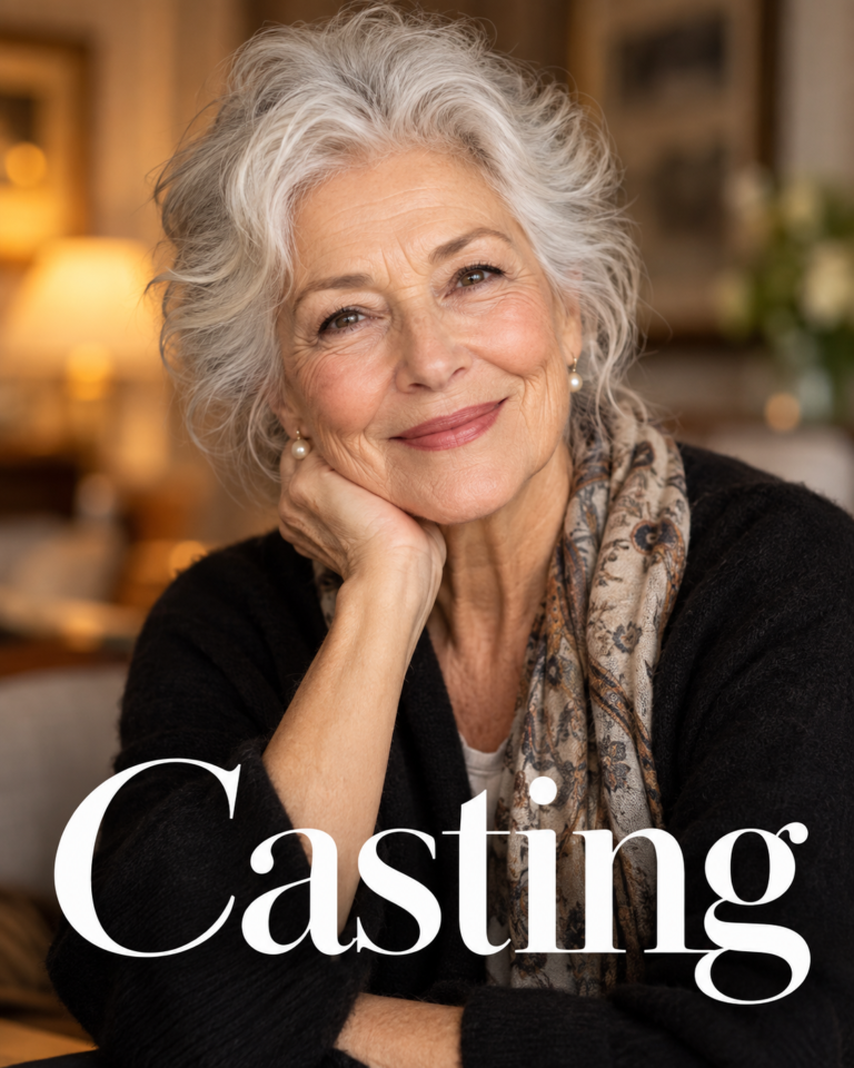 Casting comédienne femme de 60 à 80 ans, type grand-mère
