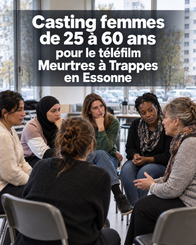 Casting femmes de 25 à 60 ans pour le téléfilm Meurtres à Trappes en Essonne
