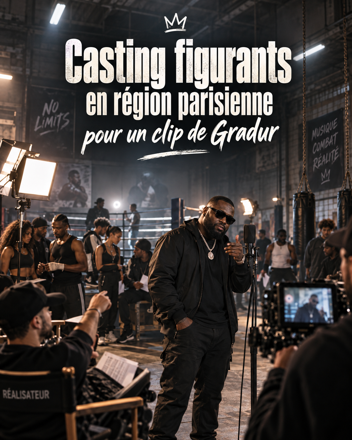 Casting figurants adultes et enfants pour le prochain clip de Gradur en région parisienne