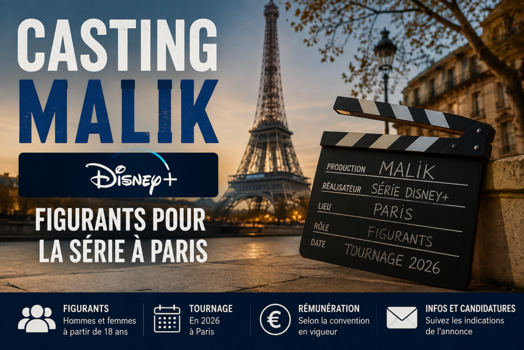 Casting figurants pour la série Malik sur Disney +