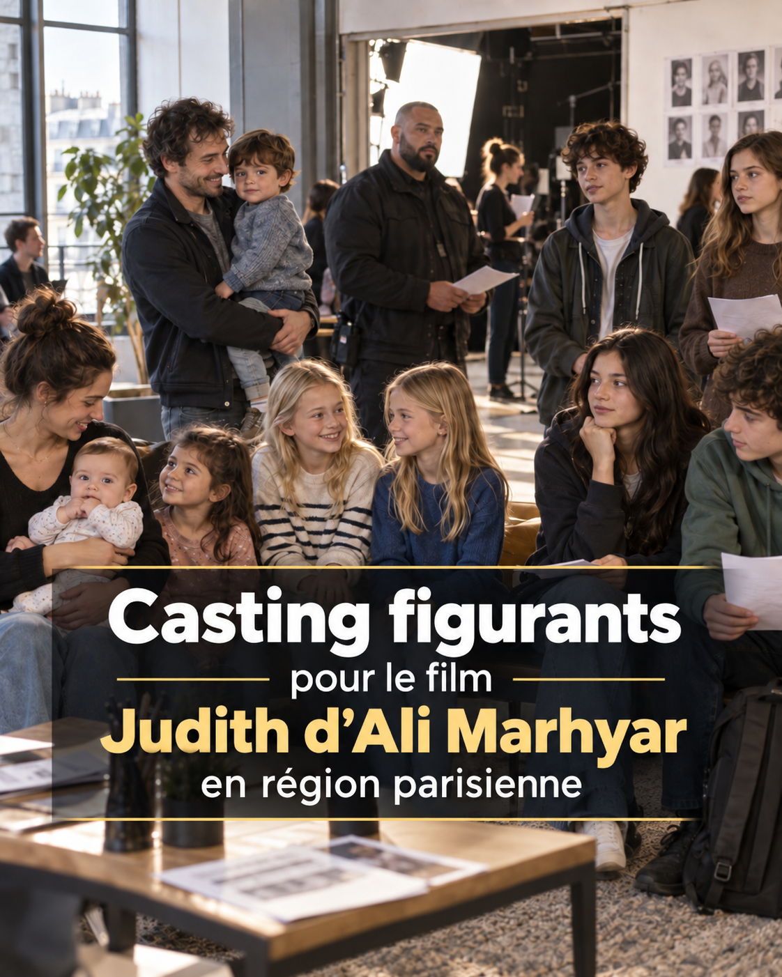 Casting figurants pour le film « Judith » d’Ali Marhyar en région parisienne