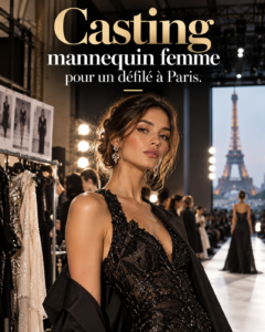 Casting mannequin femme pour un défilé