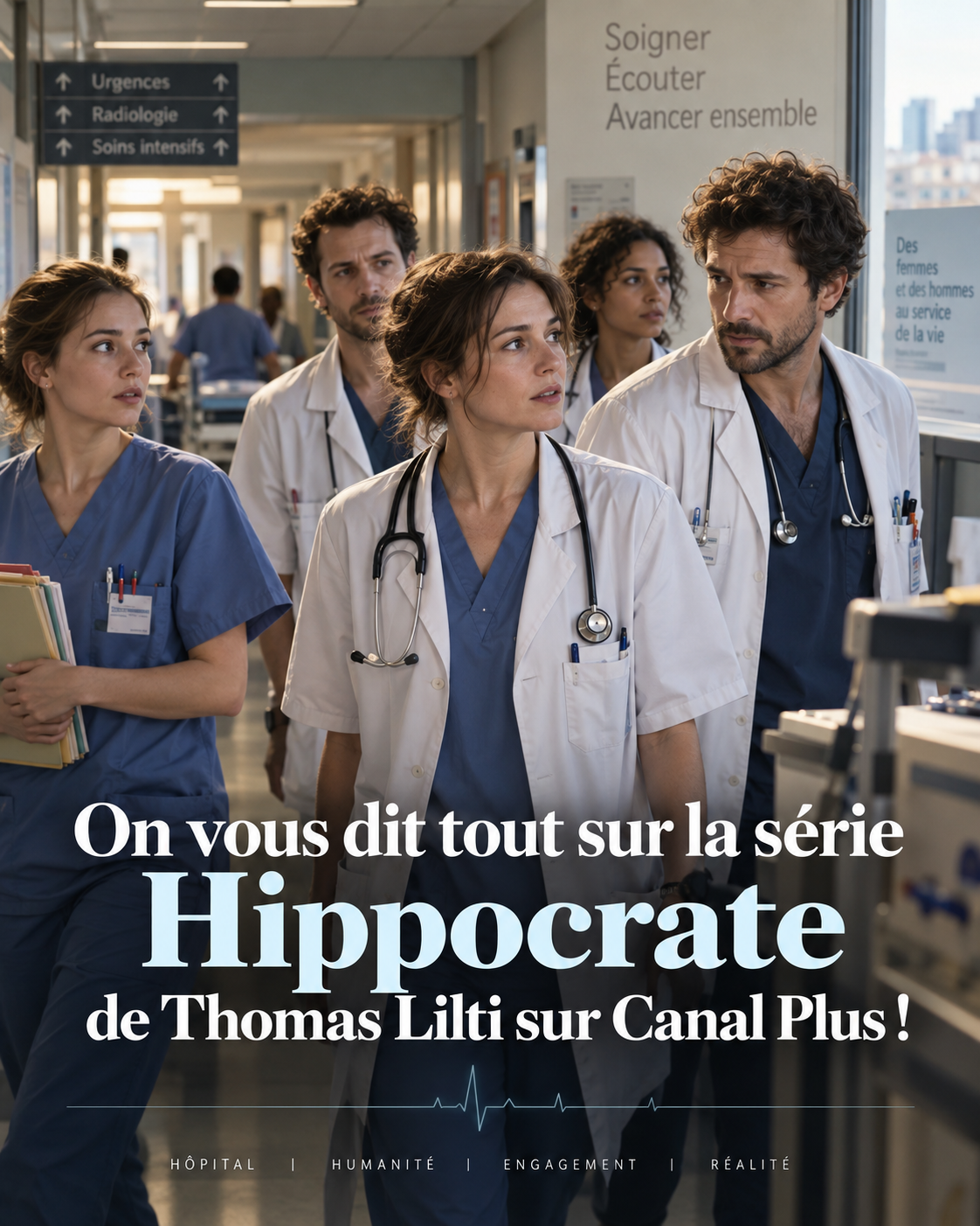 On vous dit tout sur la distribution et le casting de la série Hippocrate de Thomas Lilti sur Canal Plus !
