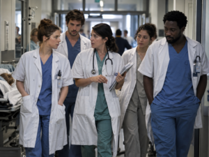 Acteurs et actrices au casting et à la distribution de la série Hippocrate sur Canal Plus