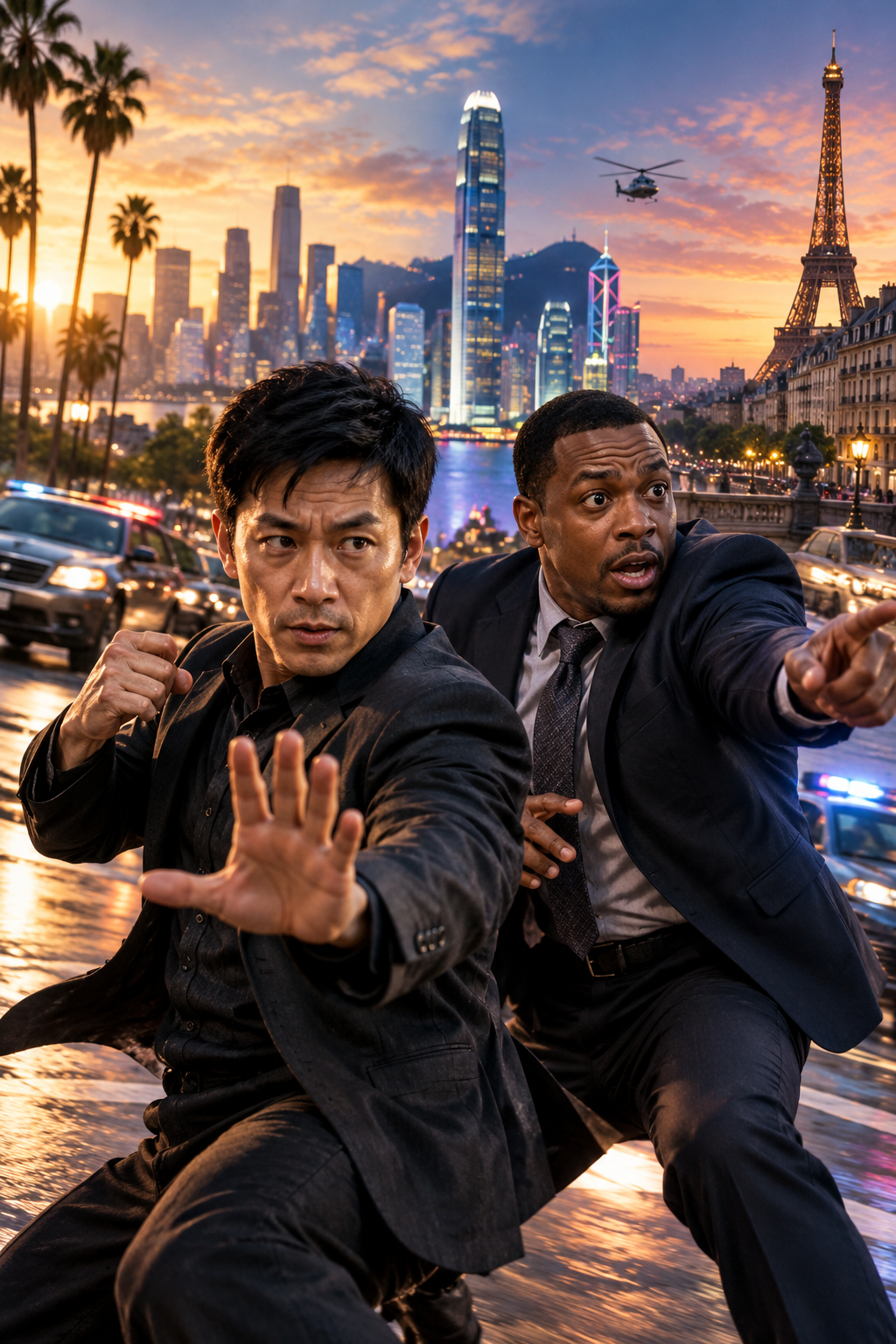 Distribution de la trilogie Rush Hour : acteurs et personnages des trois films
