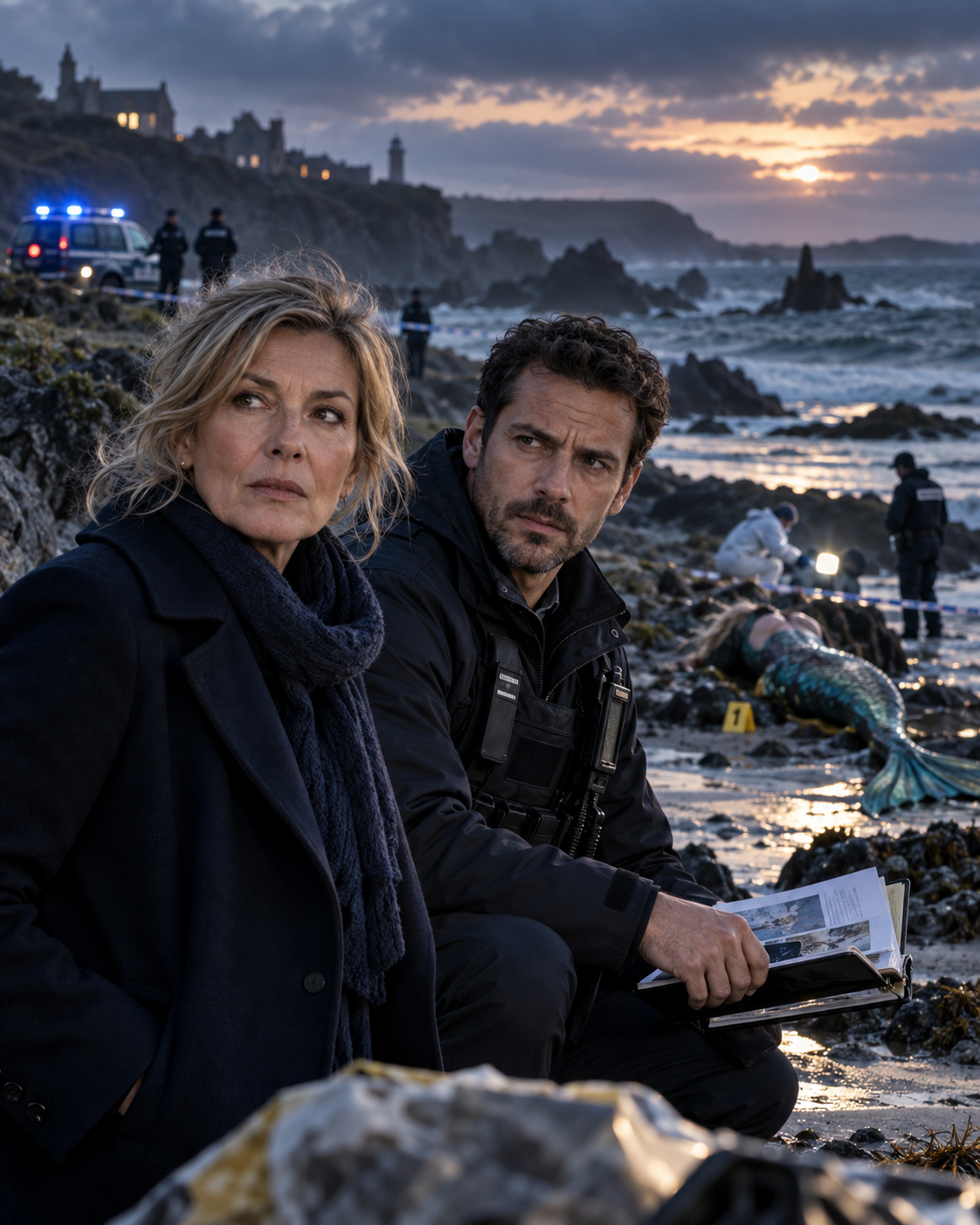 Distribution de l’épisode Le Chant des sirènes de Les Secrets du Finistère : acteurs et rôles