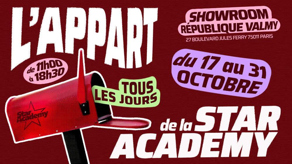 L’Appart de la Star Academy 2026 à Paris : dates, programme, inscriptions et accès gratuit