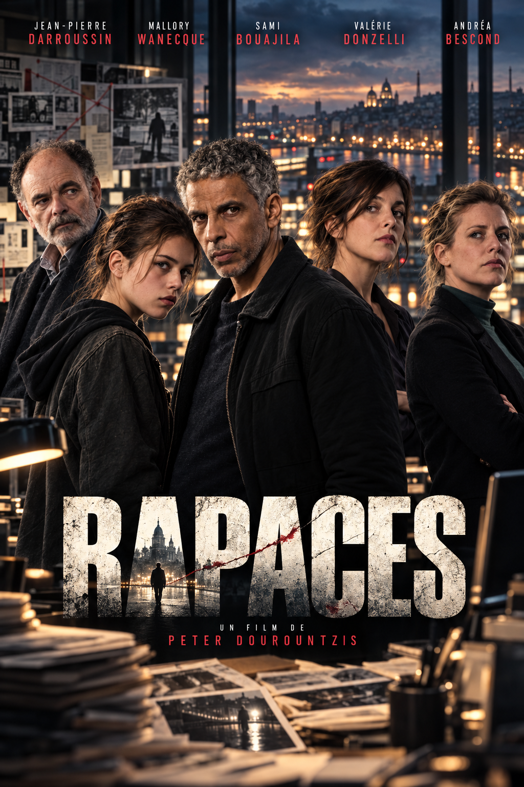 Distribution du film Rapaces : acteurs, personnages et rôles du thriller