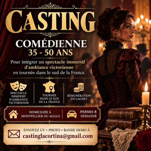 Casting comédienne