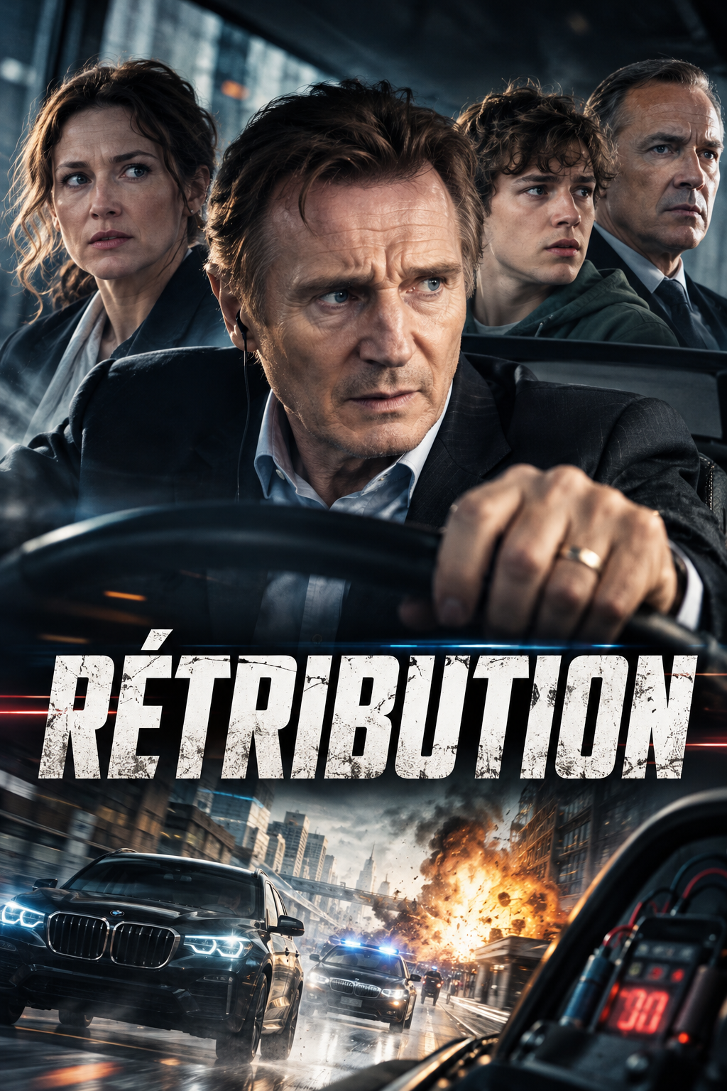 Acteurs au casting et à la distribution du film Rétribution