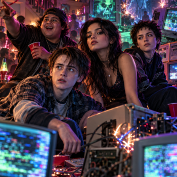 Acteurs et actrices au casting et à la distribution du film Y2K de Kyle Mooney disponible sur Netflix en octobre 2026