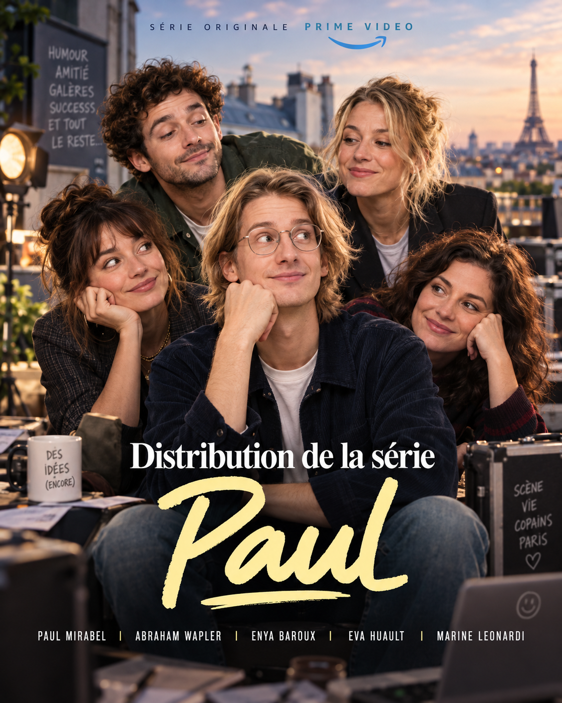 Distribution de la série Paul : acteurs, personnages et casting de la série Prime Video avec Paul Mirabel