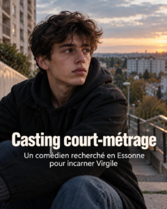 Casting court métrage : un comédien recherché en Essonne pour incarner Virgile