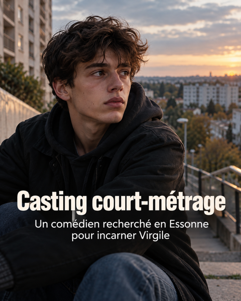 Casting court métrage : un comédien recherché en Essonne pour incarner Virgile