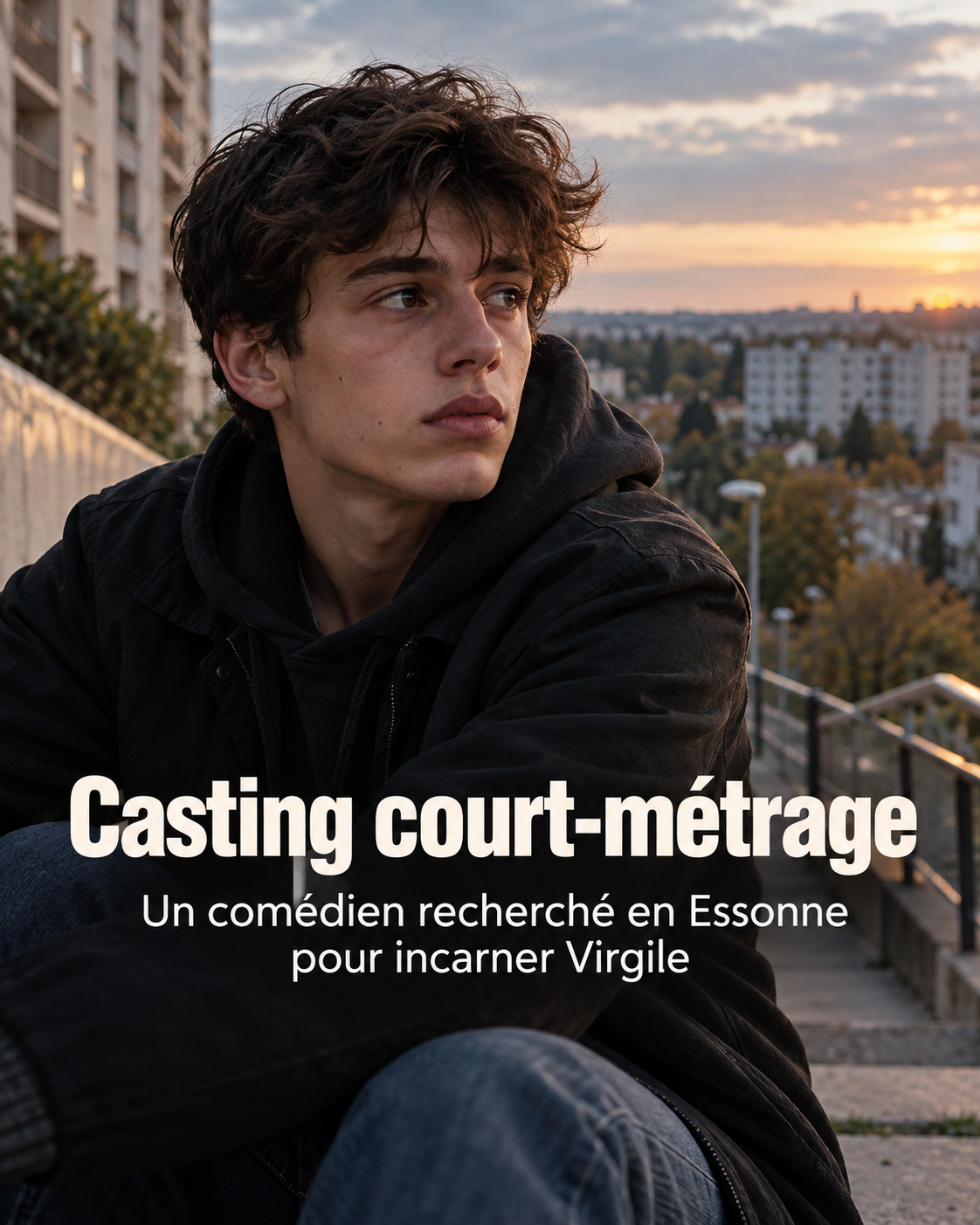 Casting d’un comédien en Essonne pour incarner Virgile dans un court-métrage