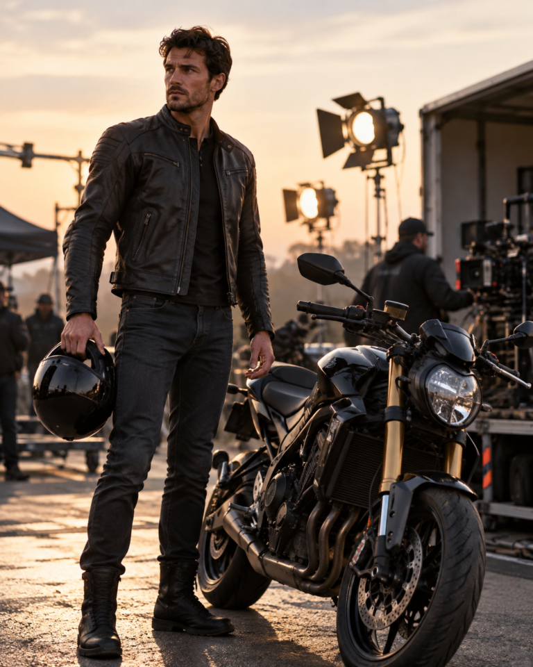 Casting doublure moto motard homme