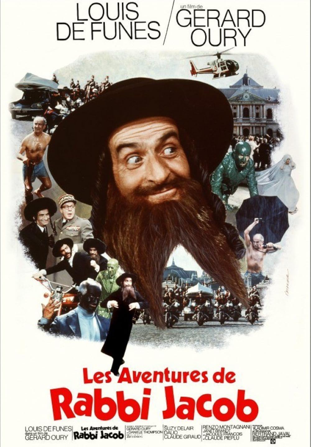 Casting et distribution des Aventures de Rabbi Jacob : acteurs et personnages