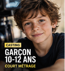 Casting garçon de 10 à 12 ans pour un court métrage rémunéré