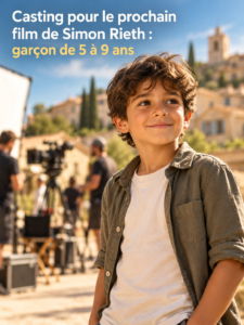 Casting pour le prochain film de Simon Rieth garçon de 5 à 9 ans