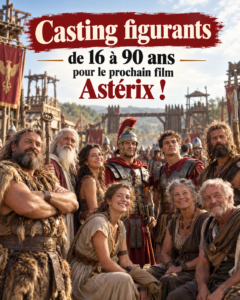 Casting figurants de 16 à 90 ans pour le prochain film Astérix