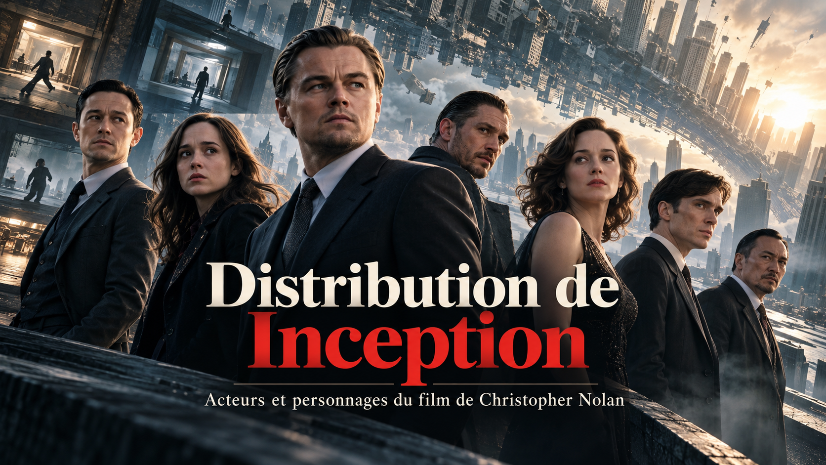 Distribution de Inception : Leonardo DiCaprio et les acteurs du film de Christopher Nolan
