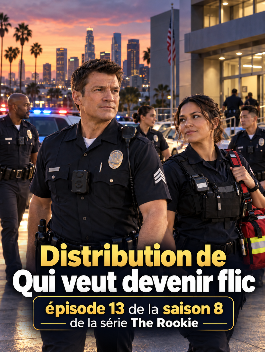 Distribution The Rookie : les acteurs de l&rsquo;épisode Qui veut devenir flic ?