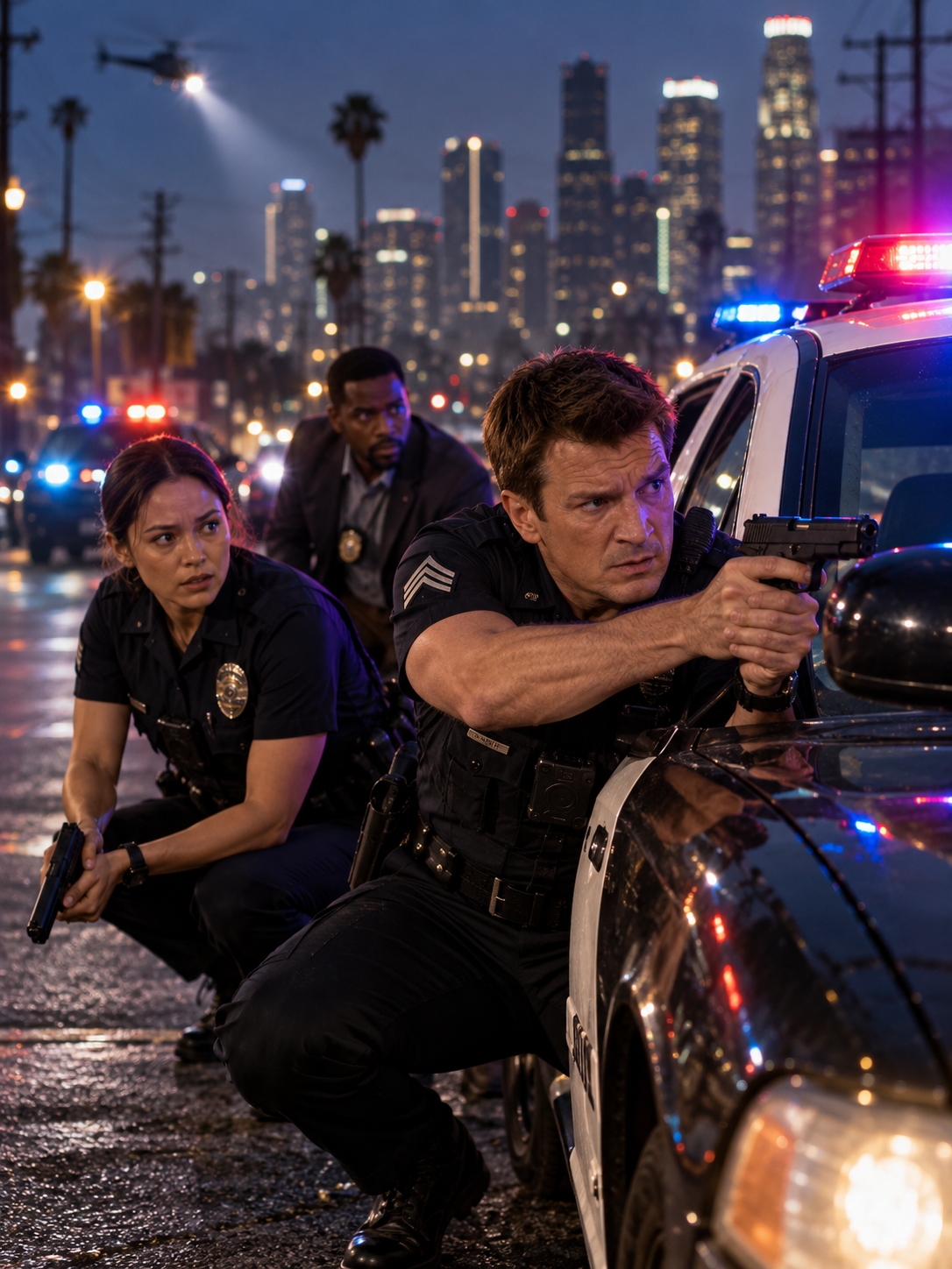 Distribution de Tir croisé de la série The Rookie