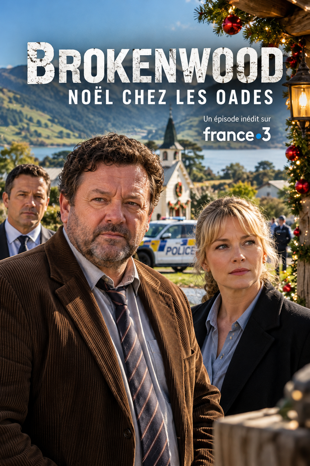 Episode Noël chez les Oades qui sont les acteurs au casting et à la distribution de la série Brokenwood sur France 3