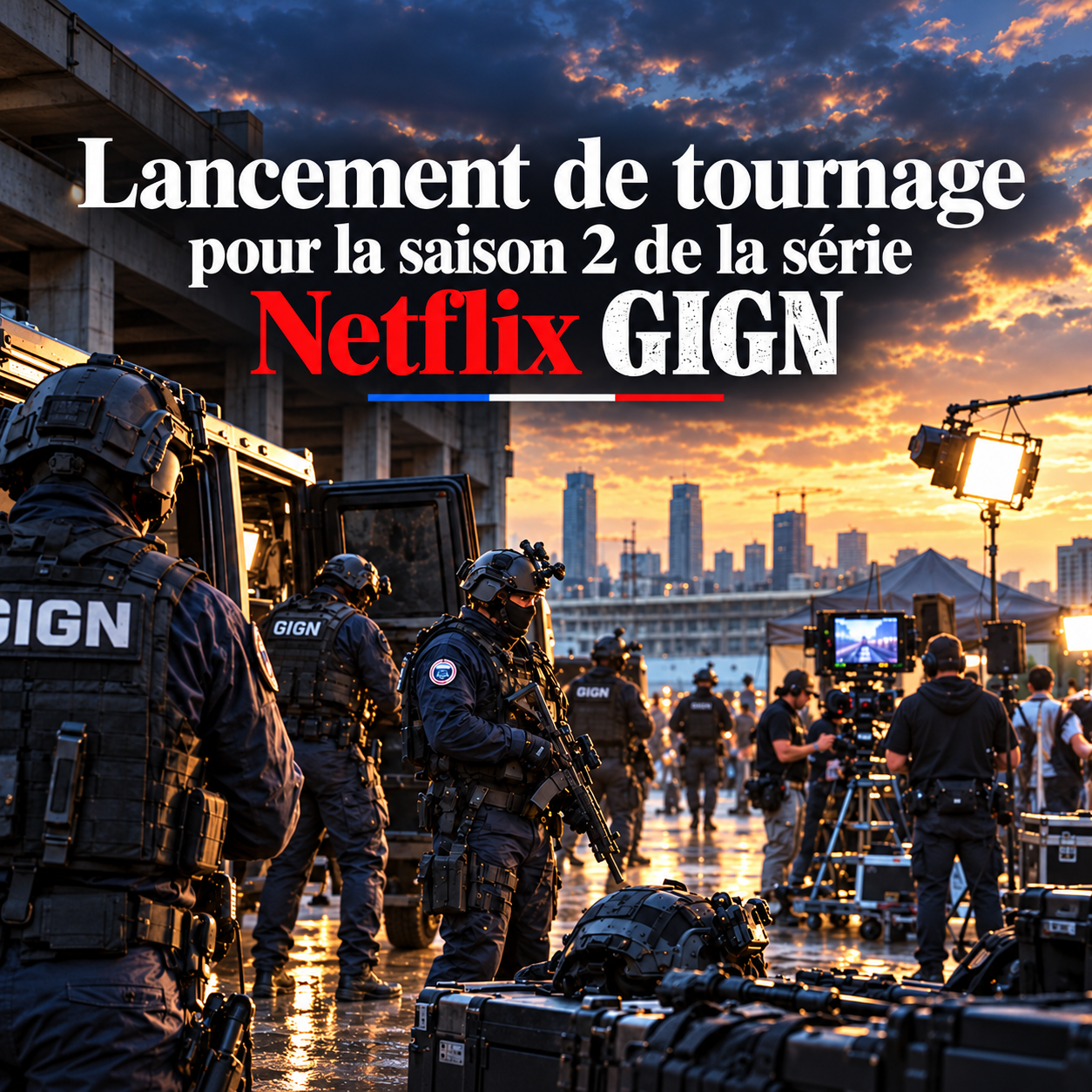 Lancement de tournage de la saison 2 de GIGN sur Netflix : les préparatifs
