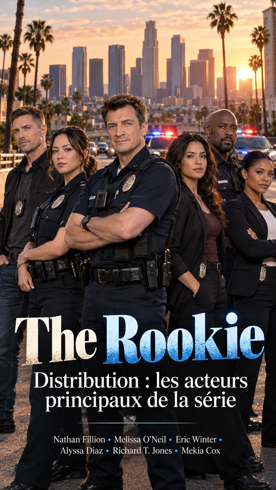 Distribution de The Rookie : acteurs, personnages, saisons et épisodes diffusés sur M6
