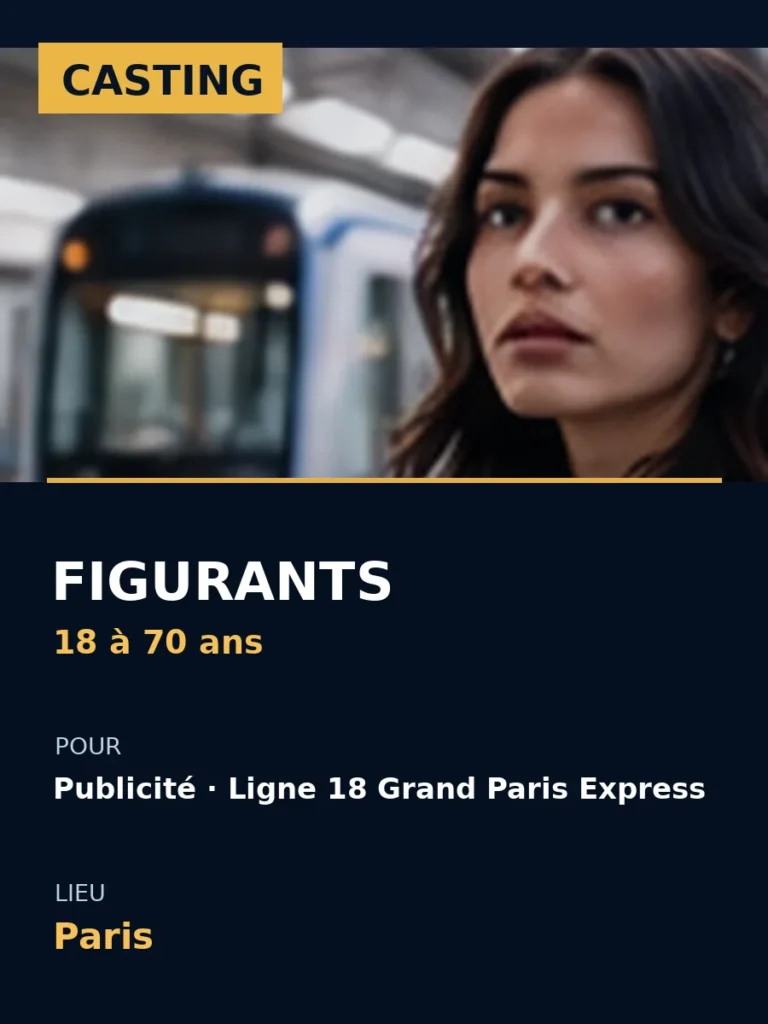 casting figuration publicite ligne 18
